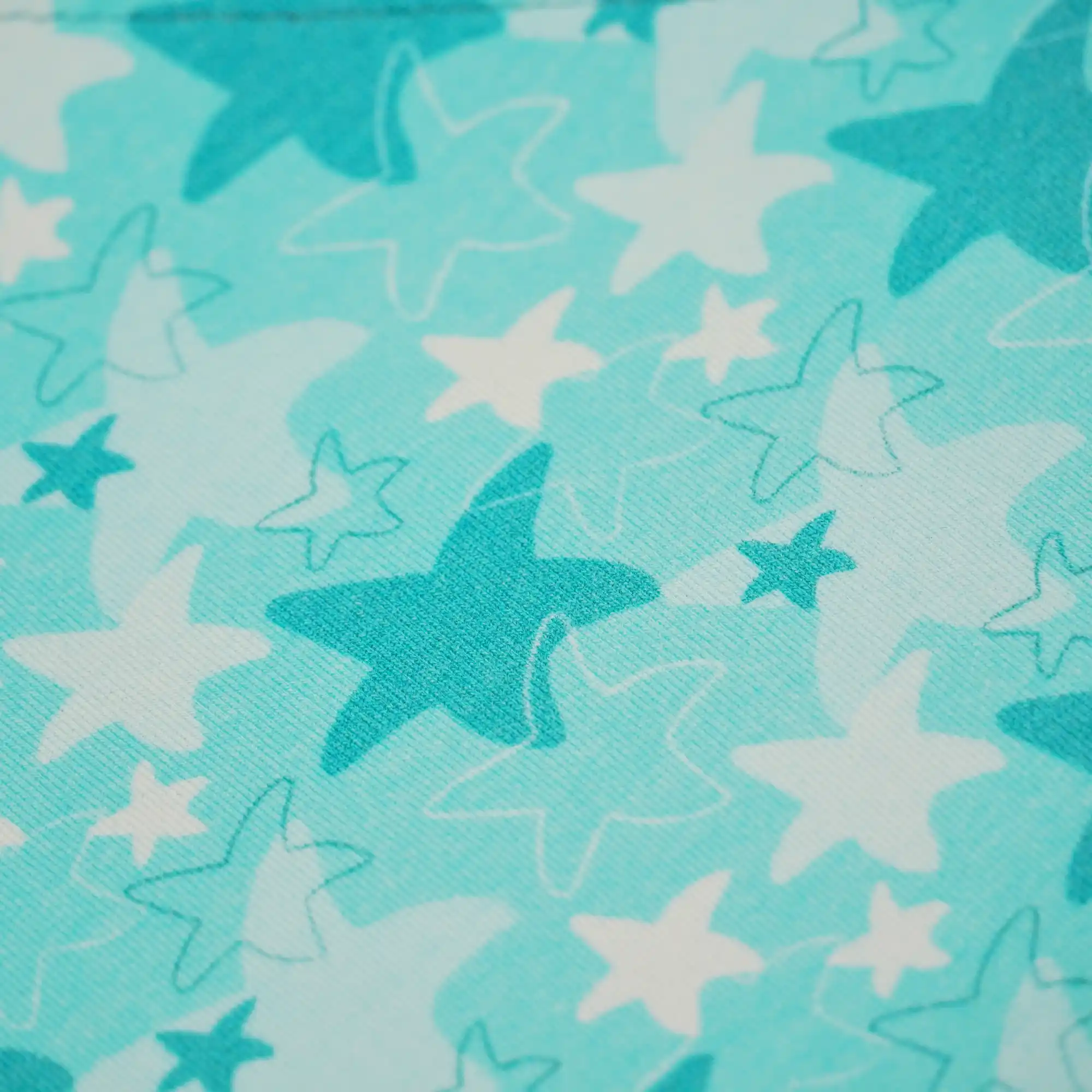 Tuch "Türkise Sterne"