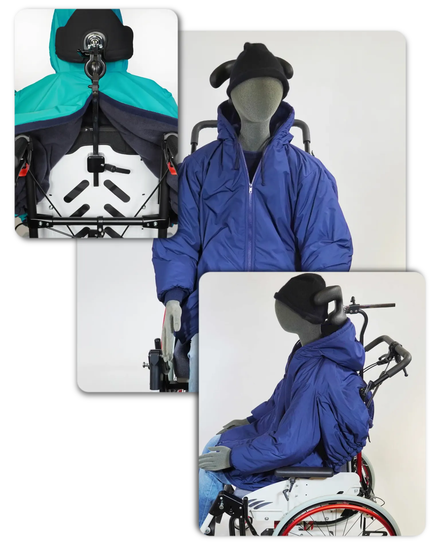 Rollijacke von hinten mit Klettverschluss