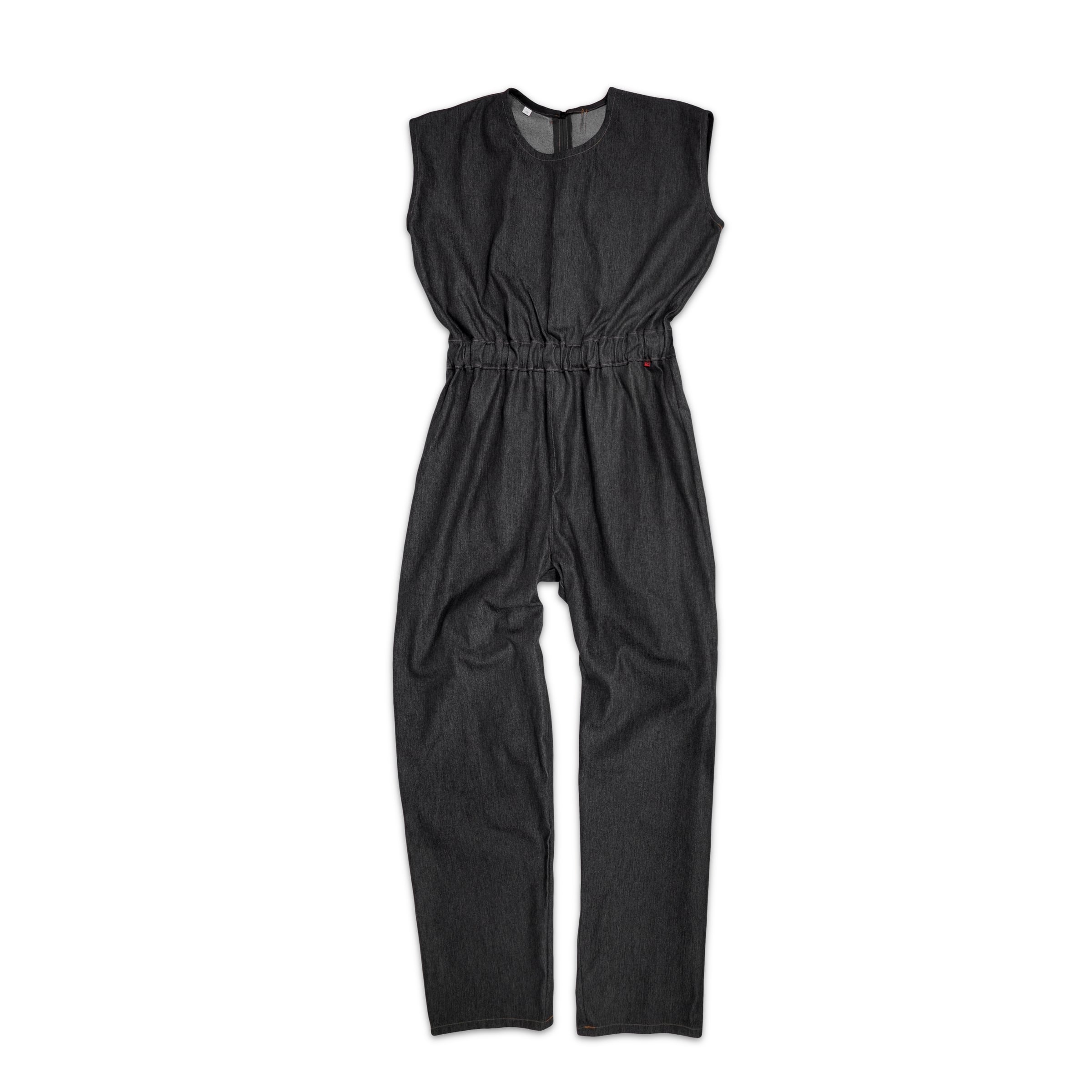Stretchjeans Overall, schwarz