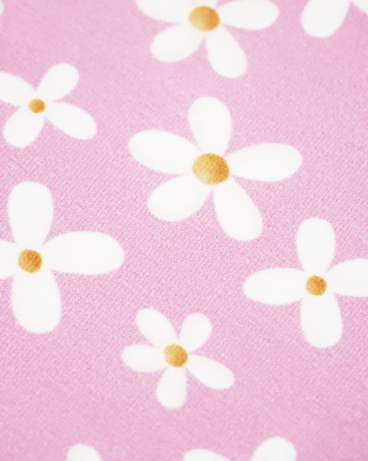Jersey-Halstuch mit Nässesperre "Rosa Gänseblümchen"