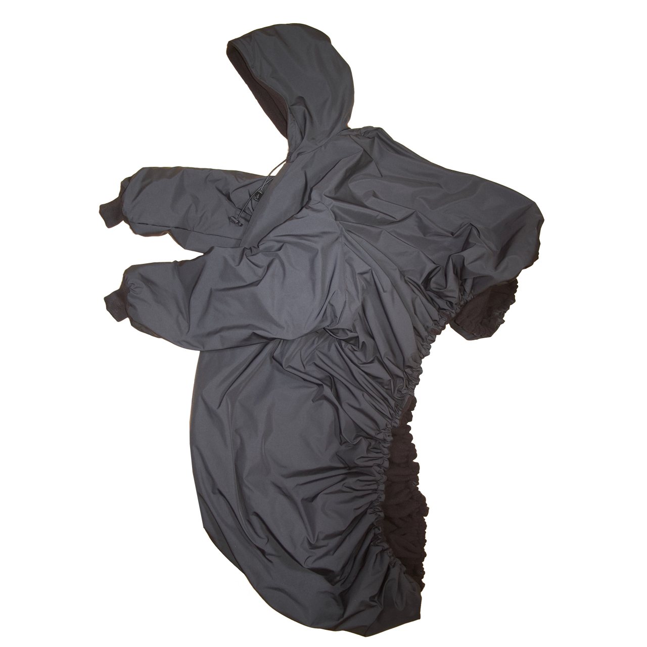 Wärmendes Outdoorcape "Pure Black"