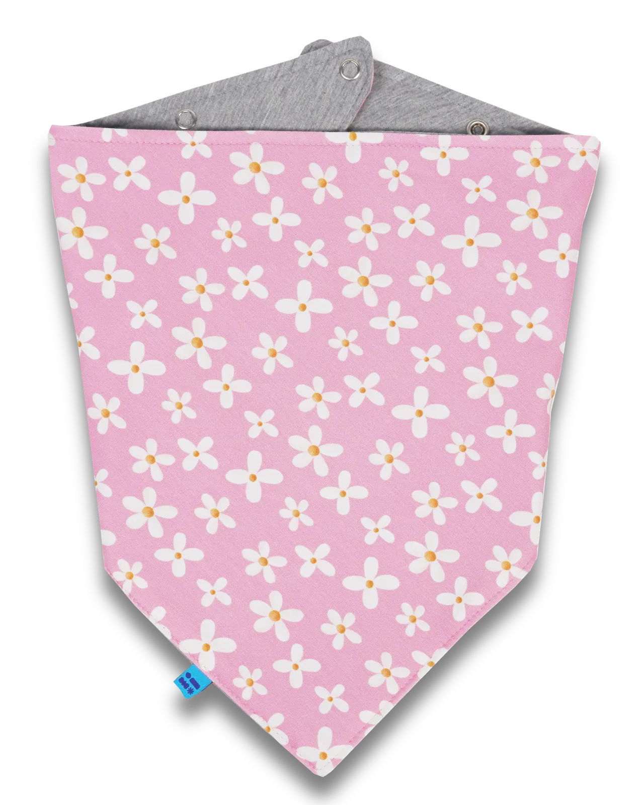 Jersey-Halstuch mit Nässesperre "Rosa Gänseblümchen"